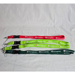 Champion Lanyards Detachable Keychain Badge ID Phone Holder Strap SET OF 4